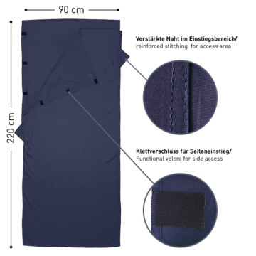 Fit Flip Hüttenschlafsack