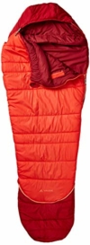 VAUDE Kinder Schlafsack Kobel Adjust 500 SYN, längenverstellbarer Kinderschlafsack, für Größen von 130-165cm, dark indian red, one Size, 129626520010 - 1